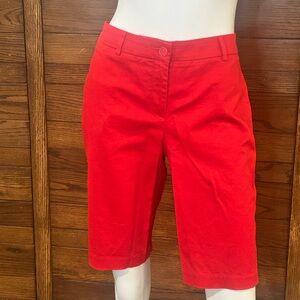 Smart Set. Size 10. Cotton blend. Women's Red Shorts